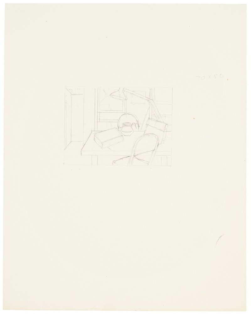 Artwork: Still Life with Lamp (Study), 1976 (RLCR 2516)