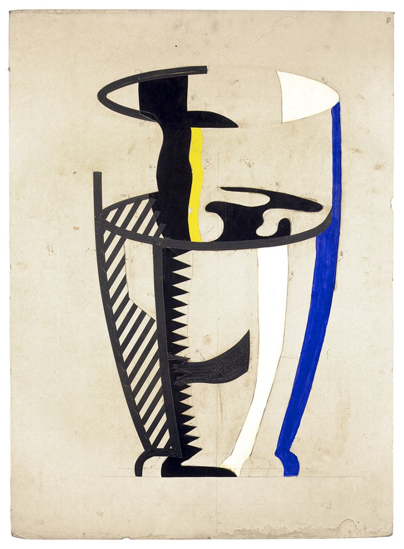 Artwork: Glass II (Study), 1976 (RLCR 2474)