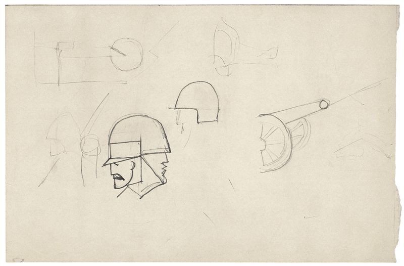 Artwork: Preparedness (Studies), c. 1968 (RLCR 1575)