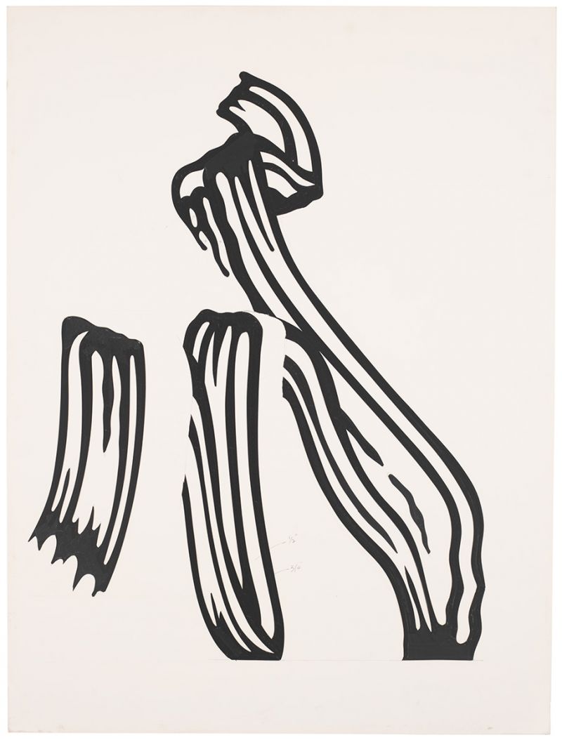 Artwork: Brushstroke (Study), 1997 (RLCR 4656)