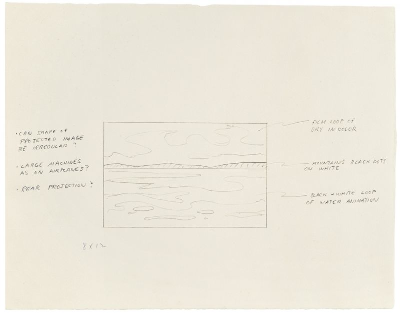 Artwork: Three Landscapes (Study), c. 1969 (RLCR 1796)