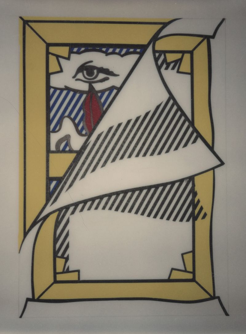 Artwork: Cover Image for Art About Art Book (Study), 1978 (RLCR 2705) Photo: Courtesy RLF Archives Detail of archival image