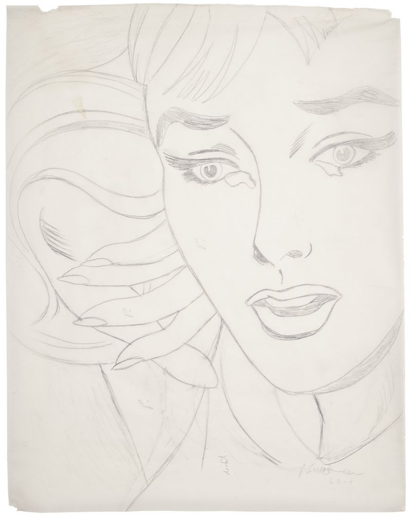 Artwork: Girl with Tears, 1963–64 (RLCR 814)