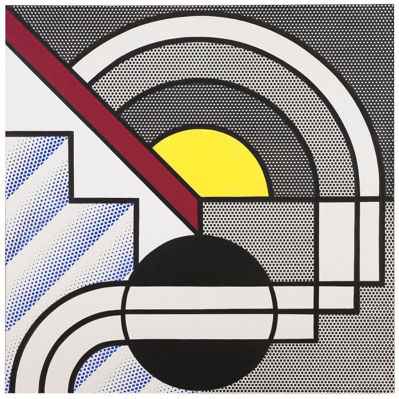 Artwork: Modern Painting with Red Slant, 1967 (RLCR 1409) Photo: Kris Grave, courtesy Pace Gallery