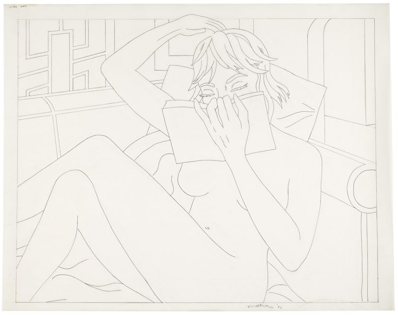 Artwork: Nude Reading (Study), 1993 (RLCR 4222)