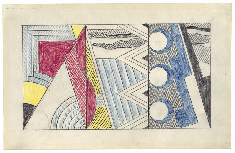 Artwork: Modern Painting with Clef (Study), c. 1967 (RLCR 1384)