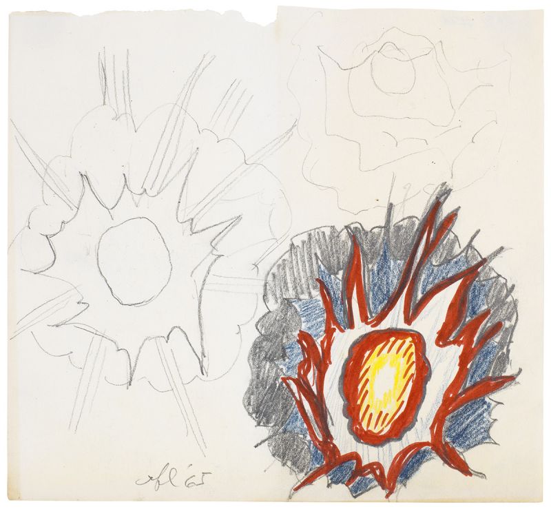 Artwork: Explosion (Studies), 1965 (RLCR 1068)
