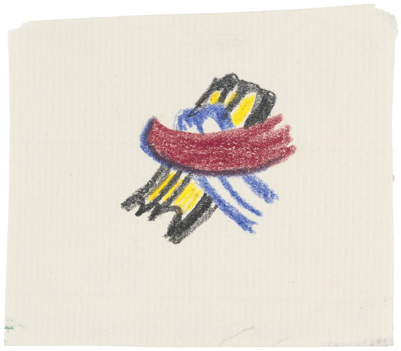 Artwork: Brushstrokes (Study), 1980 (RLCR 2895) Photo: Courtesy Whitney Museum of American Art
