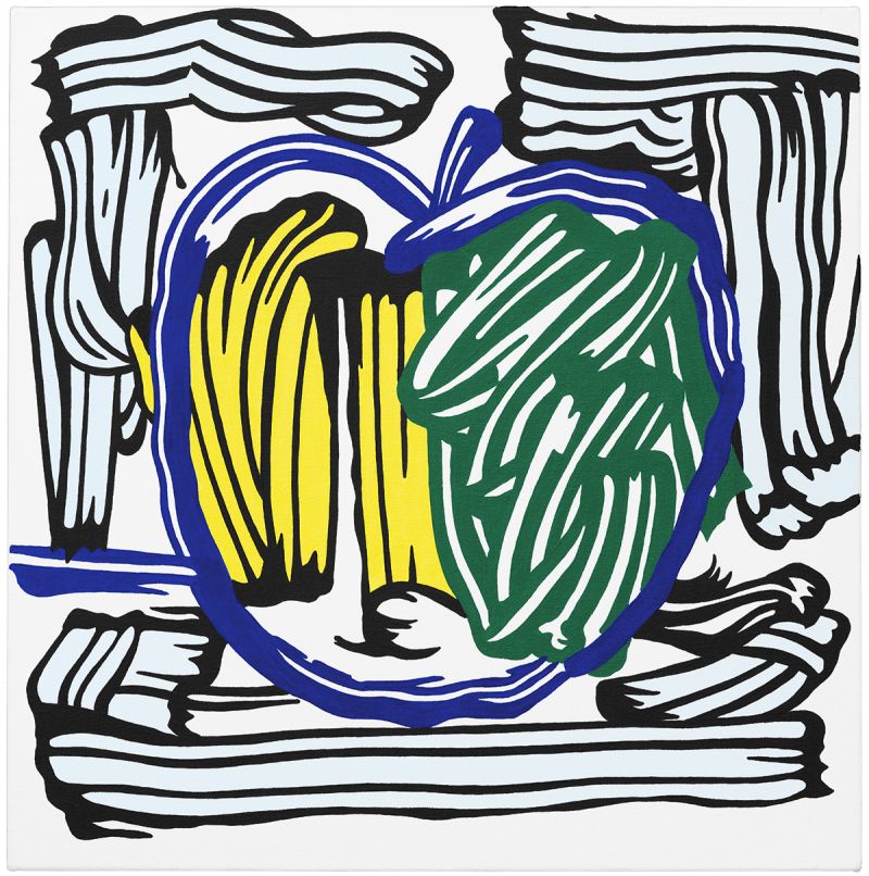 Artwork: Green and Yellow Apple, 1981 (RLCR 3025)