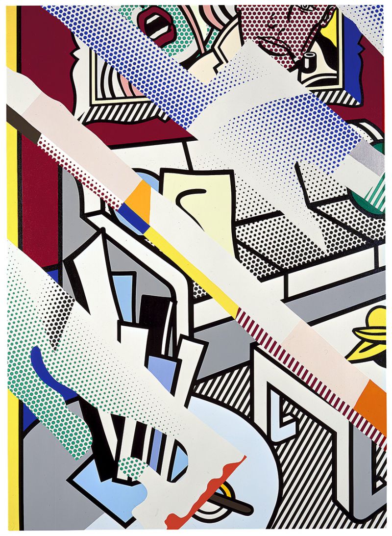 Artwork: Large Interior with Three Reflections (Study), 1993 (RLCR 4217.4)  Image of full board not available