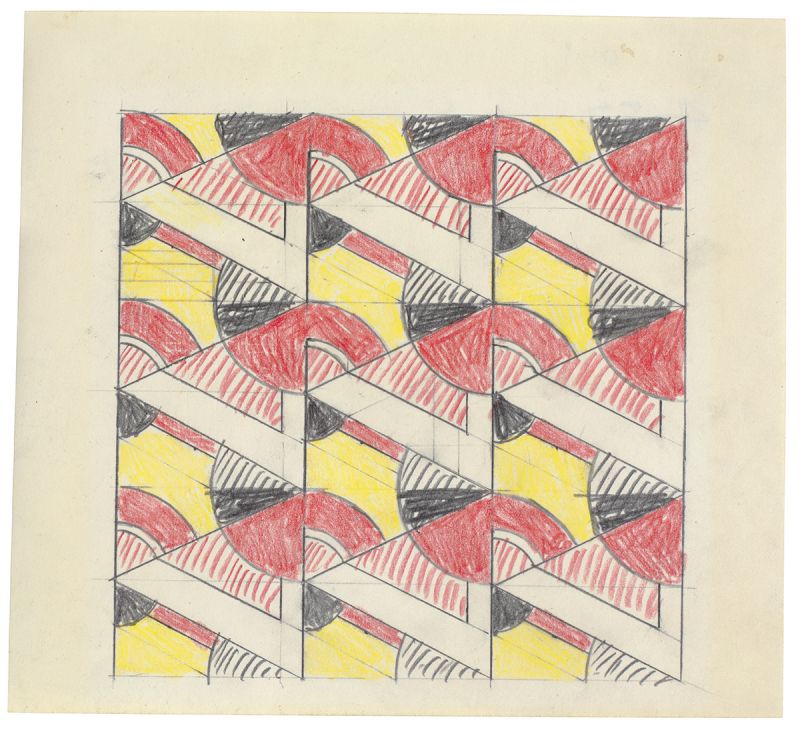 Artwork: Wrapping Paper (Study), 1968 (RLCR 1623)