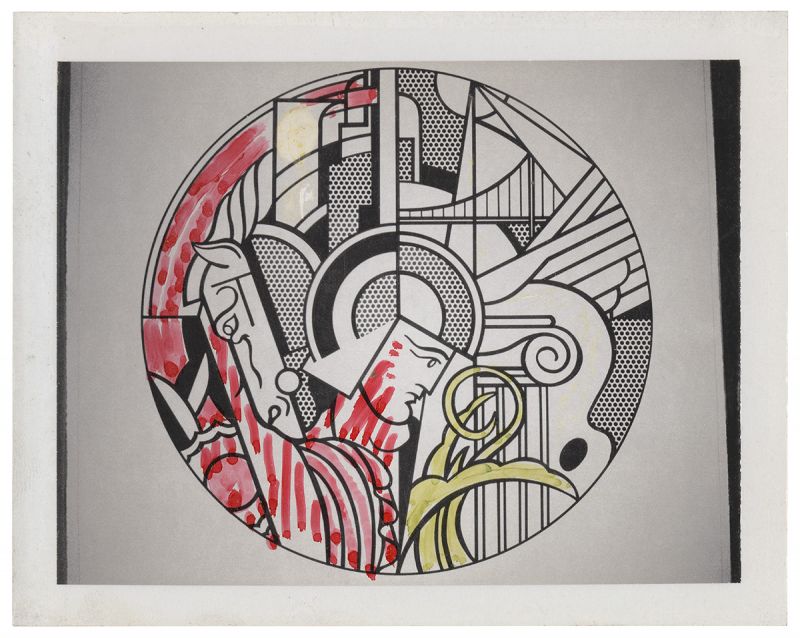 Artwork: The Solomon R. Guggenheim Museum Print (Study), 1969 (RLCR 1785)