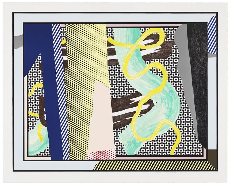Artwork: Reflections on Brushstrokes, 1990 (RLCR 3932)