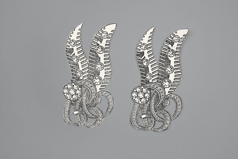 Artwork: Large Jewels Paper Pins, c. 1992 (RLCR 4140)