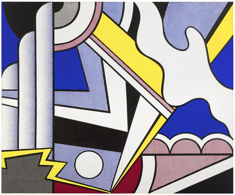 Artwork: Modern Painting with Small Bolt, 1967 (RLCR 1414) Photo: Courtesy Sotheby's