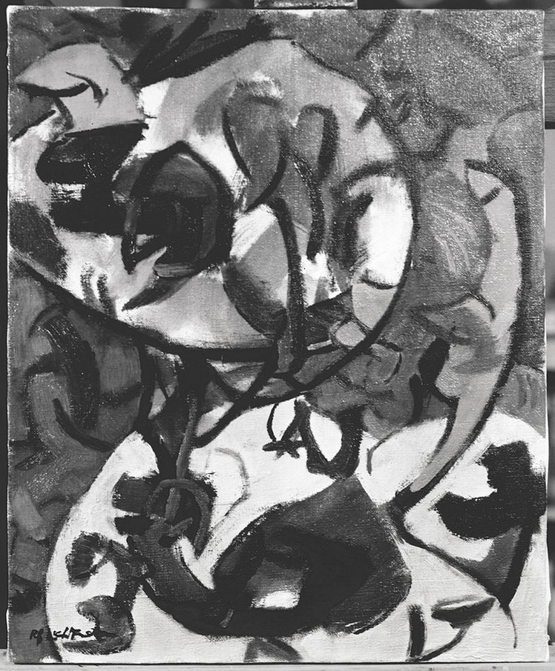 Artwork: Untitled, c. 1947 (RLCR 87) Photo: Courtesy RLF Archives Detail of archival image