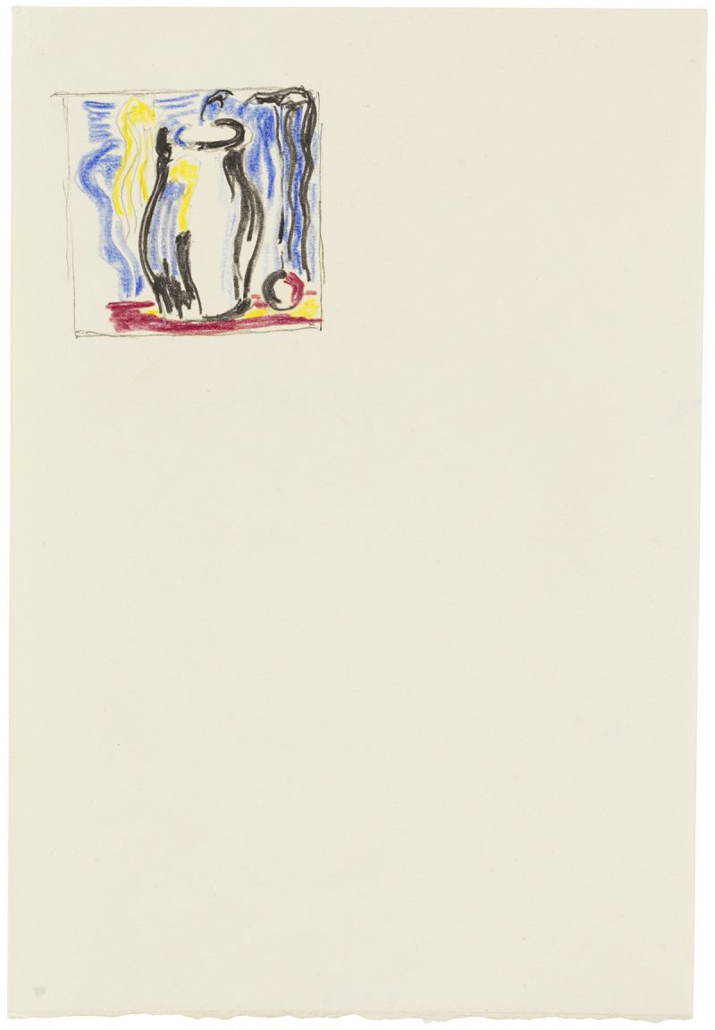 Artwork: Jar and Apple (Study), 1980 (RLCR 2931)