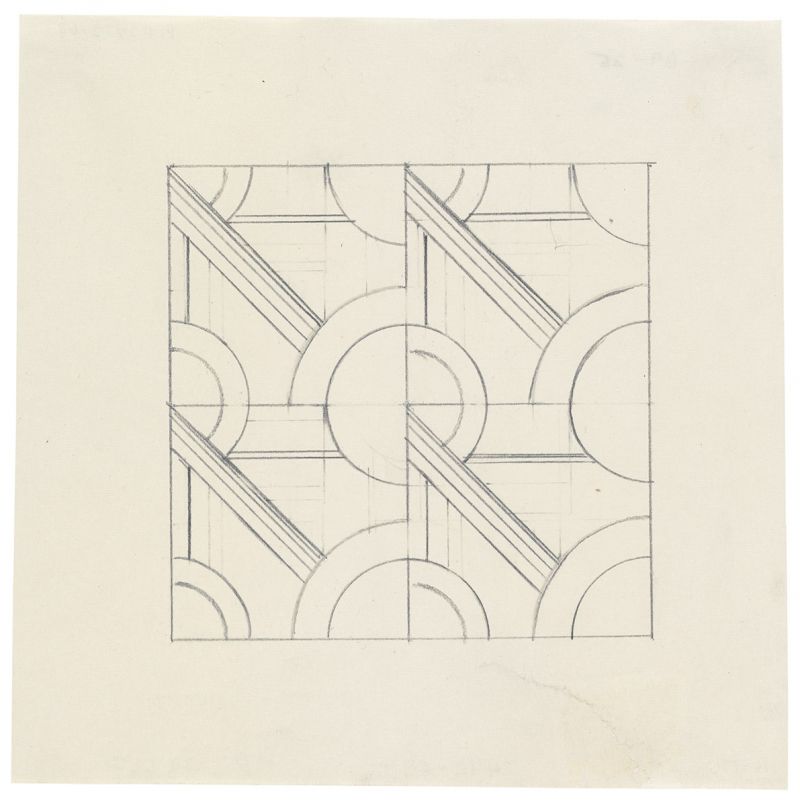 Artwork: Modular Painting with Four Panels #1 (Study), 1969 (RLCR 1723)