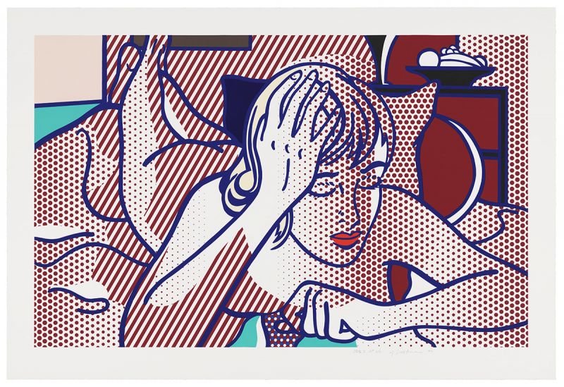 Artwork: Thinking Nude, State I, 1994 (RLCR 4323)