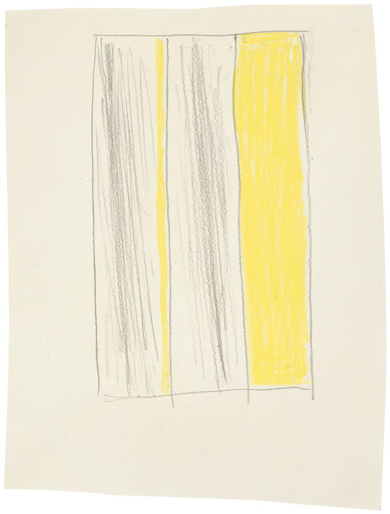 Artwork: Mirror (Three Panels) (Study), c. 1970 (RLCR 1870)