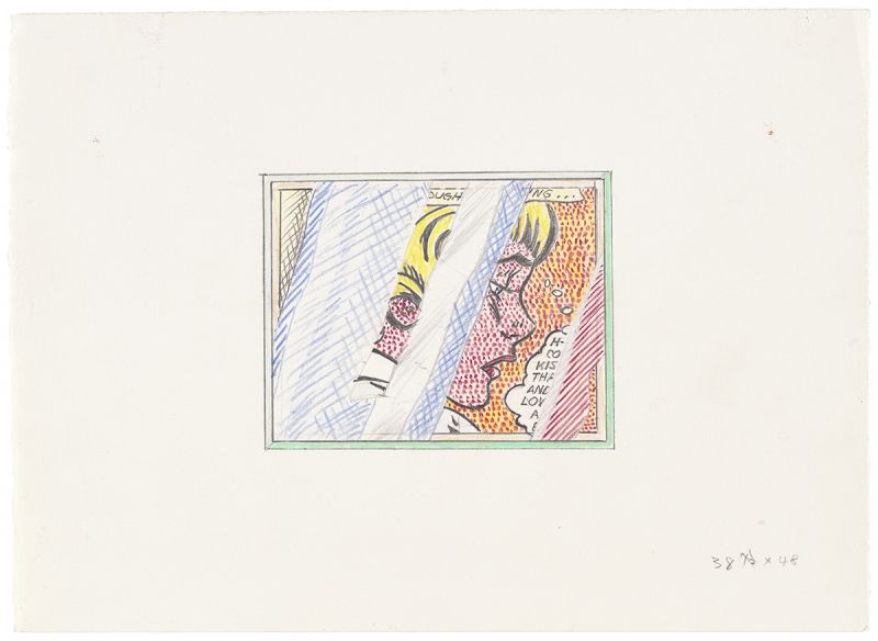 Artwork: Reflections on Girl (Study), c. 1989 (RLCR 3817)