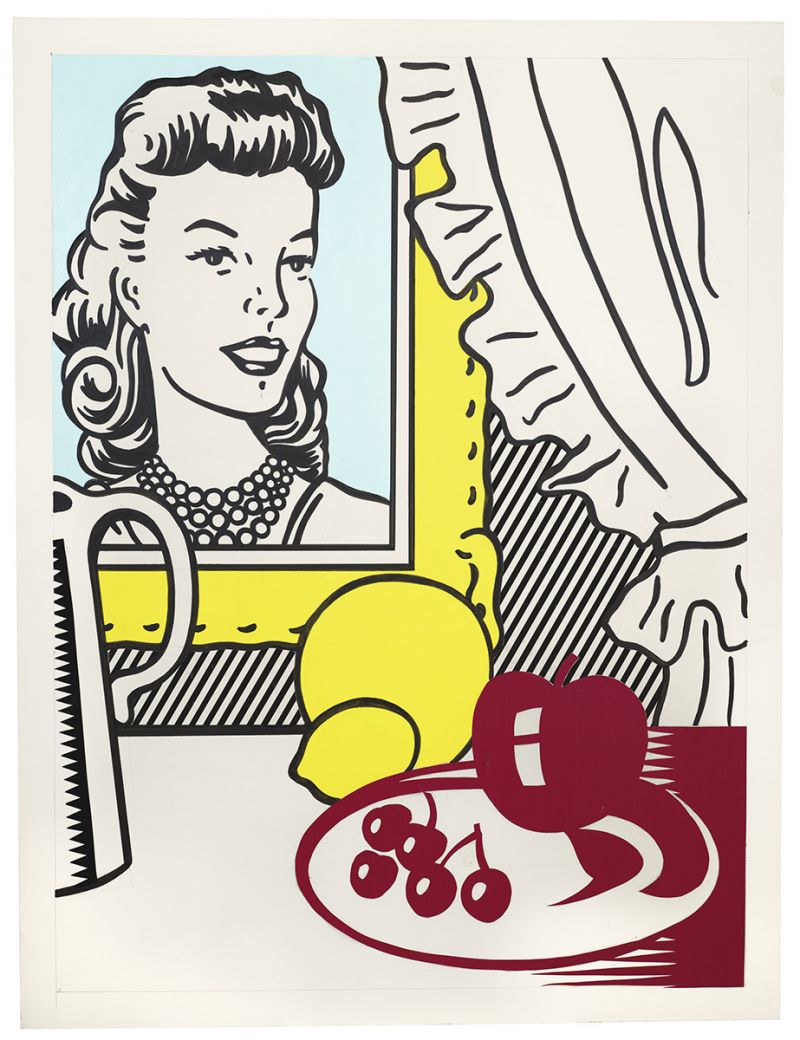 Artwork: Still Life with Portrait (Study), 1973 (RLCR 2215)