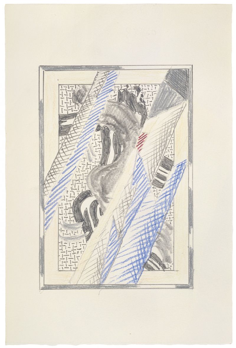 Artwork: Reflections on Brushstrokes (Study), 1989 (RLCR 3808)