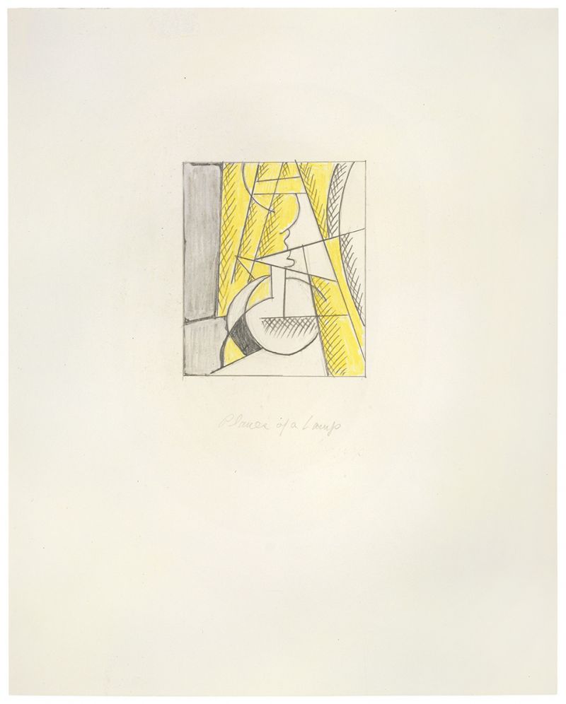 Artwork: Planes of a Lamp (Study), 1976 (RLCR 2489)