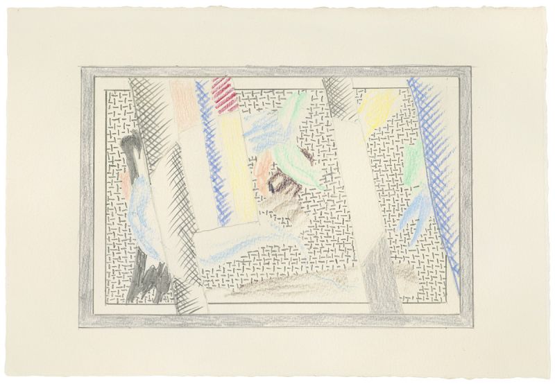 Artwork: Reflections on Brushstrokes (Study), 1989 (RLCR 3809)
