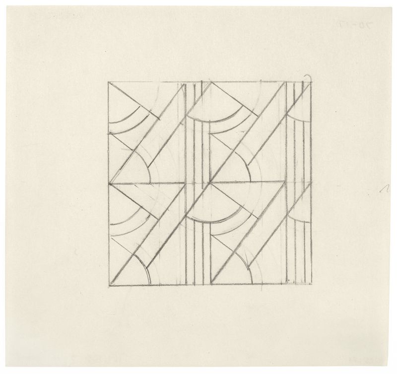 Artwork: Modern Painting in Four Panels #6 (Study), 1970 (RLCR 1897)