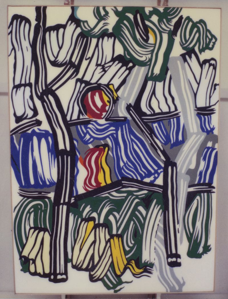 Artwork: Sunset Through the Trees, 1981 (RLCR 3058) Photo: Courtesy RLF Archives Detail of archival image