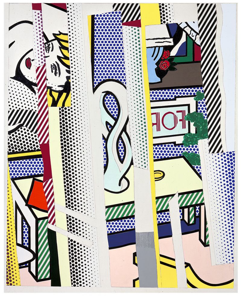 Artwork: Large Interior with Three Reflections (Study), 1993 (RLCR 4217.3)  Image of full board not available