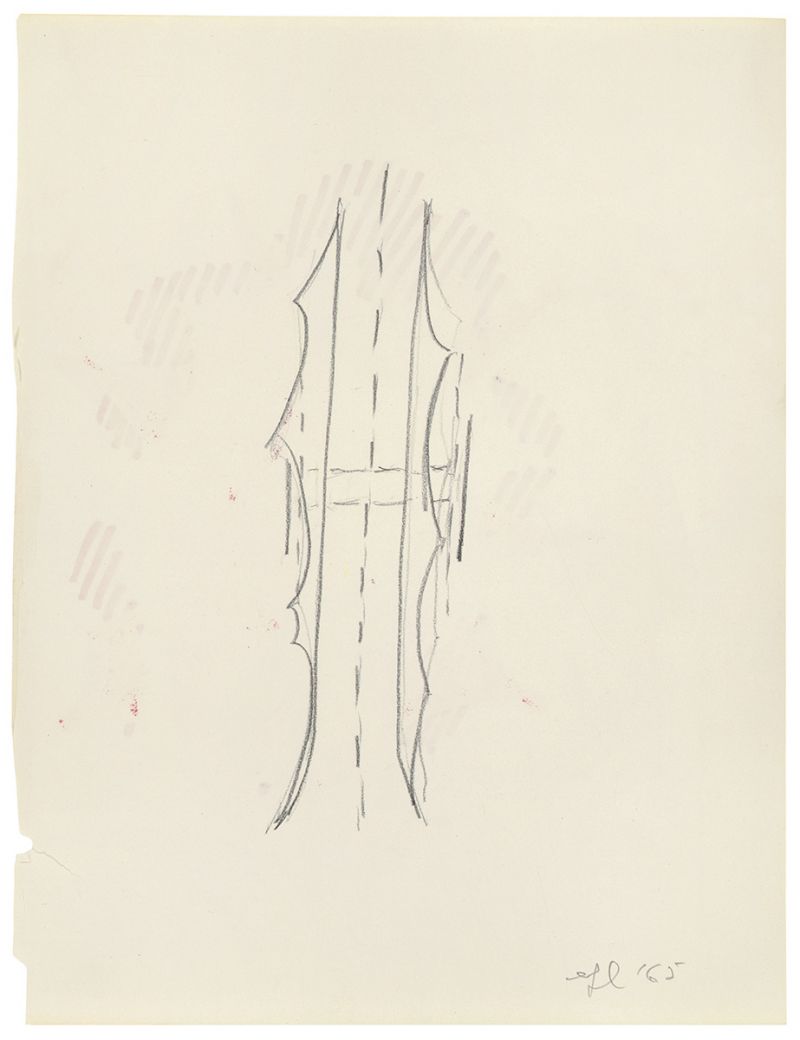 Artwork: Desk Explosion (Study), c. 1964 (RLCR 1051)