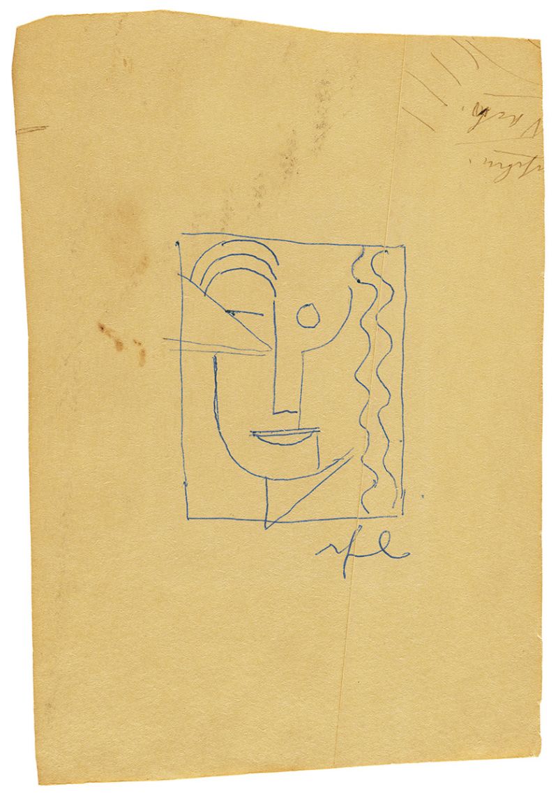 Artwork: Modern Head #2 (Study), c. 1970 (RLCR 1878) Photo: Frank Appio, Ellsworth Kelly Estate