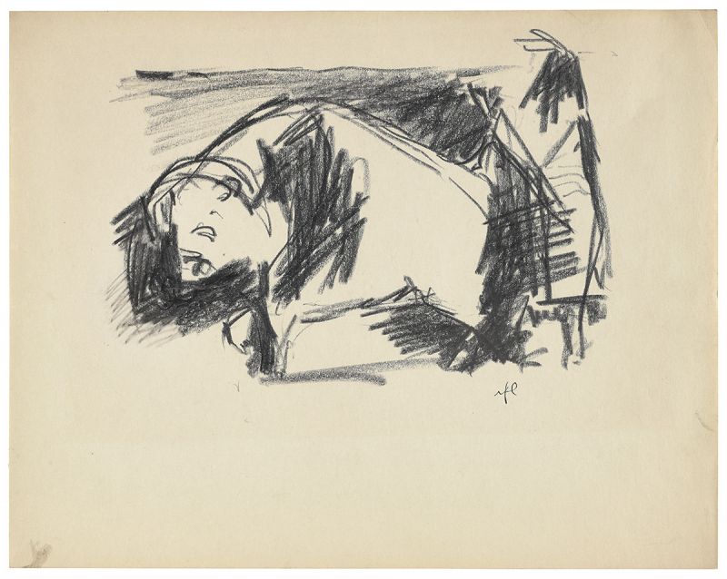 Artwork: The Buffalo (Study), c. 1950 (RLCR 225)
