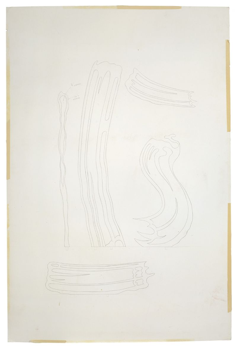 Artwork: Brushstroke Group (Study), c. 1983 (RLCR 3192)