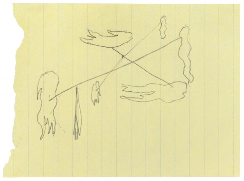Artwork: Brushstroke Mobile (Study), c. 1990 (RLCR 3881)