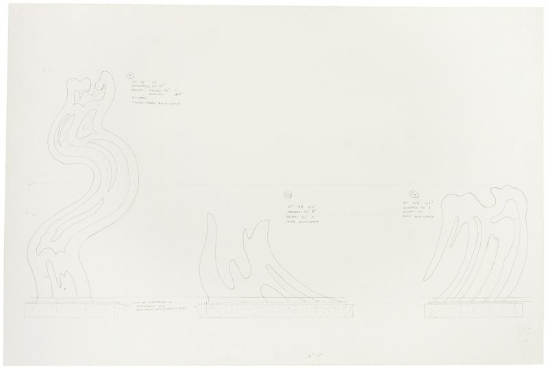 Artwork: Singapore Brushstrokes (Elements C and F) (Study), 1996 (RLCR 4597)