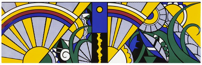 Artwork: Composition (Washbasin Panel), 1969 (RLCR 1648) Photo: Courtesy Sotheby's