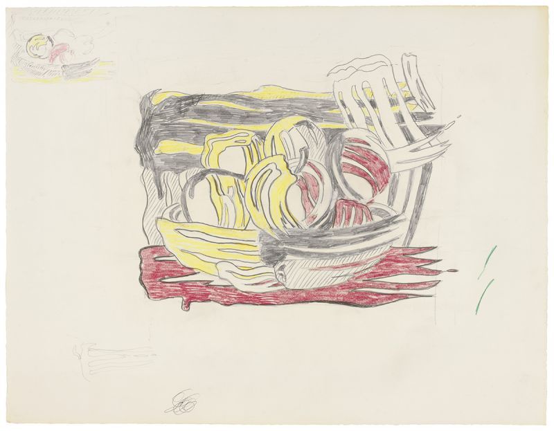 Artwork: Apples in a Bowl (Studies), c. 1980 (RLCR 2889)