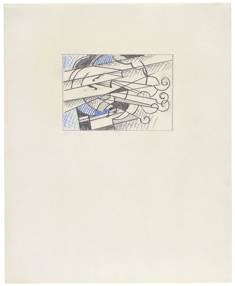 Artwork: The Violin (Study), 1975 (RLCR 2418)