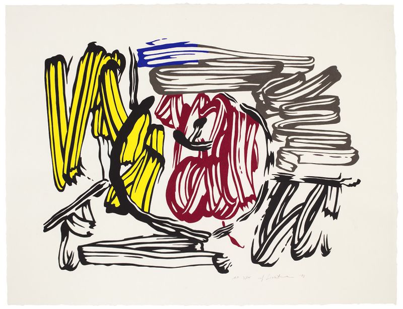 Artwork: Red and Yellow Apple, 1982 (RLCR 3249)