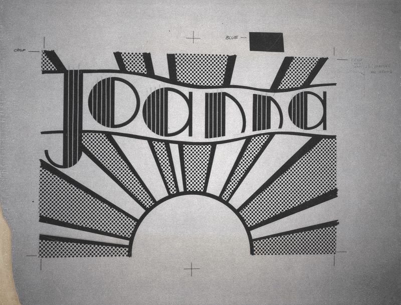 Artwork: Joanna Poster (Color Separation), 1968 (RLCR 1539) Photo: Courtesy RLF Archives Detail of archival image
