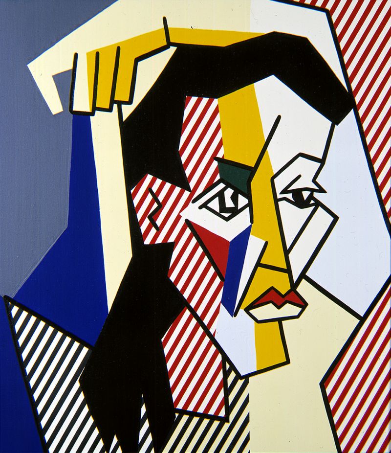Artwork: Head with Black Hair, 1980 (RLCR 2926)