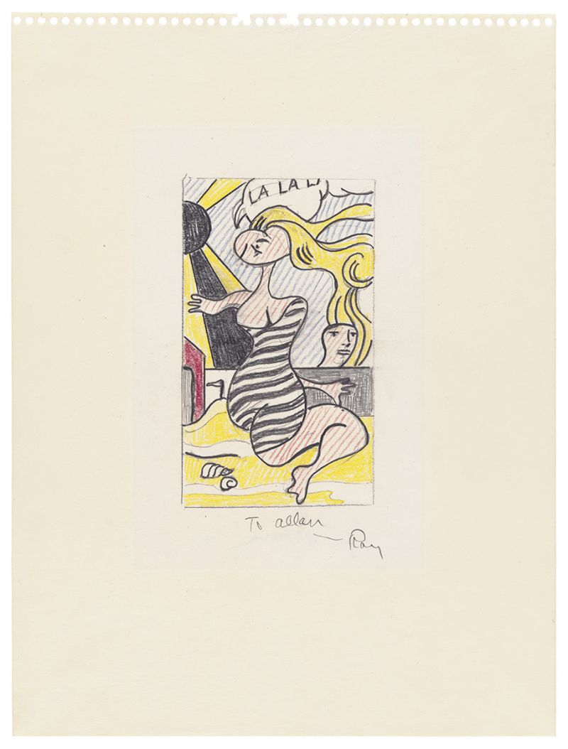 Artwork: La La La! (Study), 1977 (RLCR 2609) Photo: Courtesy National Gallery of Art, Washington
