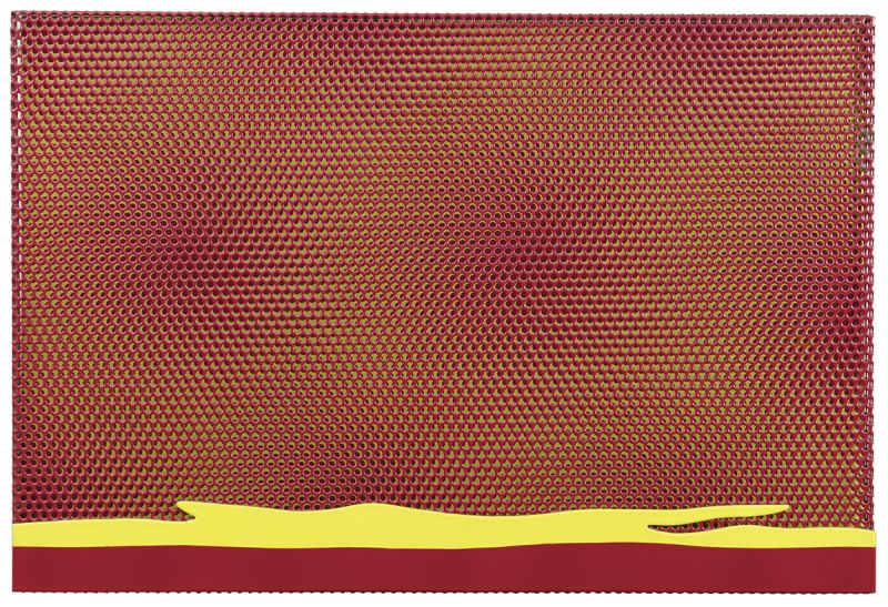 Artwork: Perforated Seascape #1 (Red), 1965 (RLCR 1113)