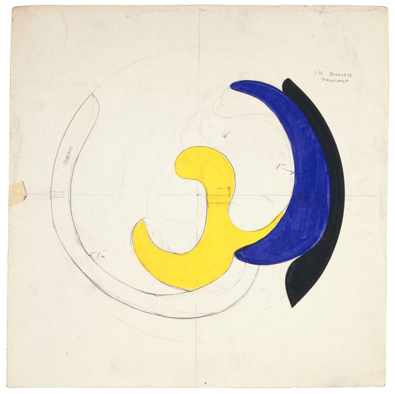 Artwork: Glass III (Study), c. 1976 (RLCR 2478.2)