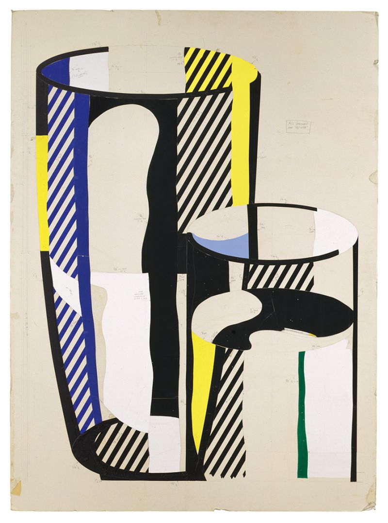 Artwork: Double Glass (Study), c. 1979 (RLCR 2815.1)