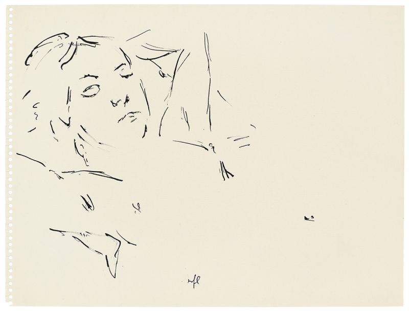 Artwork: Woman (Portrait of Isabel?), c. 1949–51 (RLCR 173) Photo: Courtesy Whitney Museum of American Art