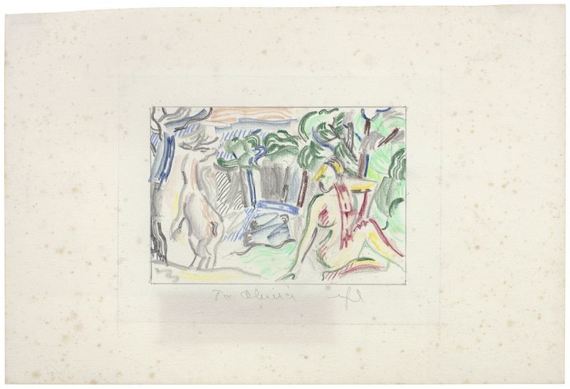 Artwork: Artemis and Actaeon (Study), 1987 (RLCR 3605)